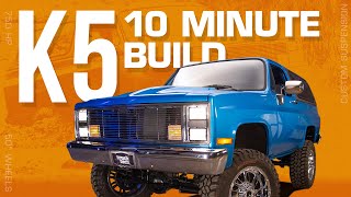 Rebuilding a Chevy K5 Blazer in 10 Minutes [upl. by Herrle]