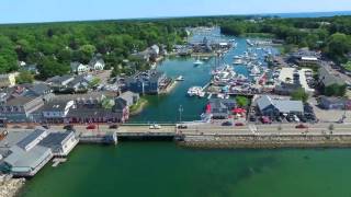 An Aerial Tour of Kennebunk and Kennebunkport Maine [upl. by Esylla621]