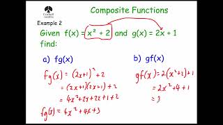 Composite Functions  Corbettmaths [upl. by Wauters984]