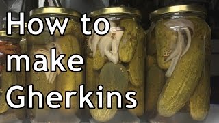 How to make traditional German Gherkins  Essiggurken [upl. by Jeffcott983]