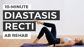 10 Minute Abs After Baby 8 Diastasis Recti Safe Ab Exercises [upl. by Teteak]