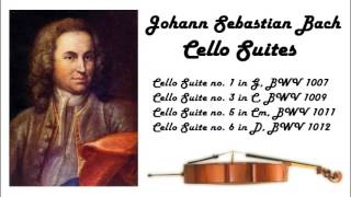 Johann Sebastian Bach  Cello suites in 432 Hz great for reading or studying [upl. by Irmine]