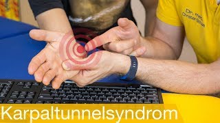 Karpaltunnelsyndrom 💻 Test  Behandlung  Alternativen zur Operation [upl. by Ahtivak722]