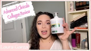 I Tried the Advanced Clinicals Collagen Cream  A Review  Laura Garza [upl. by Cheadle]