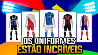 UNIFORMES MAIS BONITOS DO EFOOTBALL 2025 MOBILE [upl. by Ahsaetal]