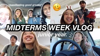 MIDTERMS VLOG semester 1 finals junior year [upl. by Nomyt32]