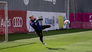 How to train like Manuel Neuer  goalkeeper training [upl. by Twitt]