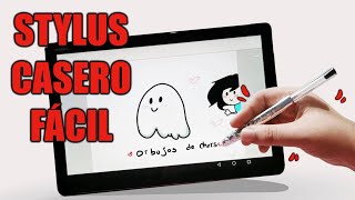 COMO HACER UN LAPIZ TACTIL CASERO STYLUS FACIL  DIBUJOS DE CHRIS [upl. by Killie707]