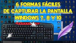 💻 Cómo Hacer CAPTURA DE PANTALLA en PC  6 Formas para Hacer SCREENSHOT en PC  Windows 7 8 y 10 ✅ [upl. by Kcinomod]