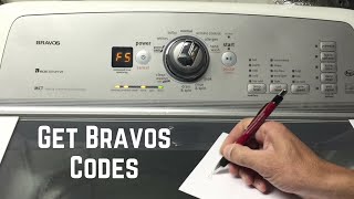 How To Get Codes Maytag Bravos Washer [upl. by Rabassa728]