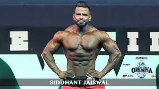 Siddhant Jaiswal Posing At Amateur Olympia India 2018 [upl. by Nnylaj]