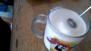 Aerolatte Review Frothing Cold Milk In Under 1 Minute [upl. by Annauj34]