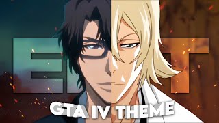 Aizen x Urahara  GTA IV Theme Edit [upl. by Eillod]