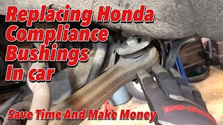 How To Replace Lower Control Arm Bushings In Car [upl. by Patty]