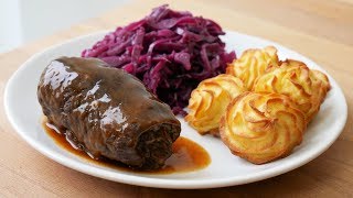 Rouladen Selber Machen Rezept  German Beef Roulades Recipe [upl. by Acinna37]